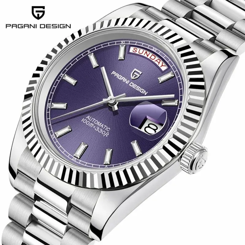 Pagani Design Day-Date Automatic Sapphire Crystal Men's Watch-  PD-1783